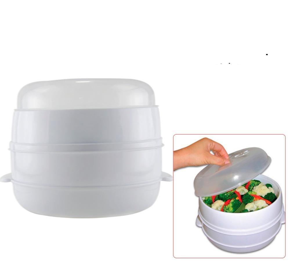 2 Tier Microwave Food Steamer