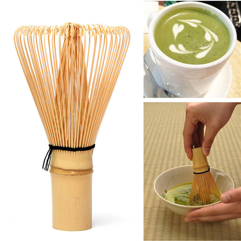 Matcha Whisk Practical Japanese Ceremony Bamboo Chasen 64 Matcha Tea Powder Whisk Green Tea Chasen Brush Tool for Matcha