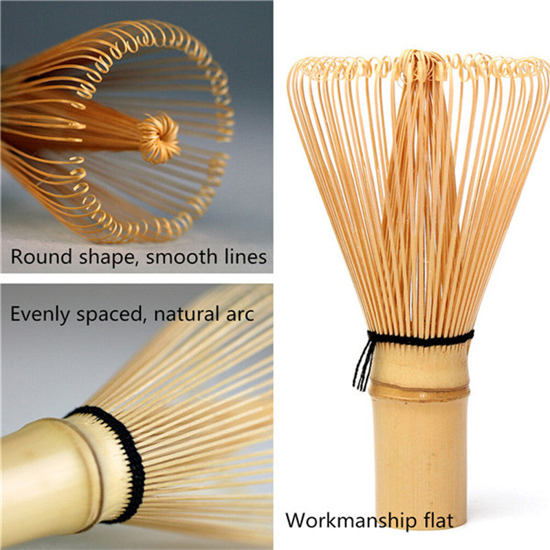 Matcha Whisk Practical Japanese Ceremony Bamboo Chasen 64 Matcha Tea Powder Whisk Green Tea Chasen Brush Tool for Matcha