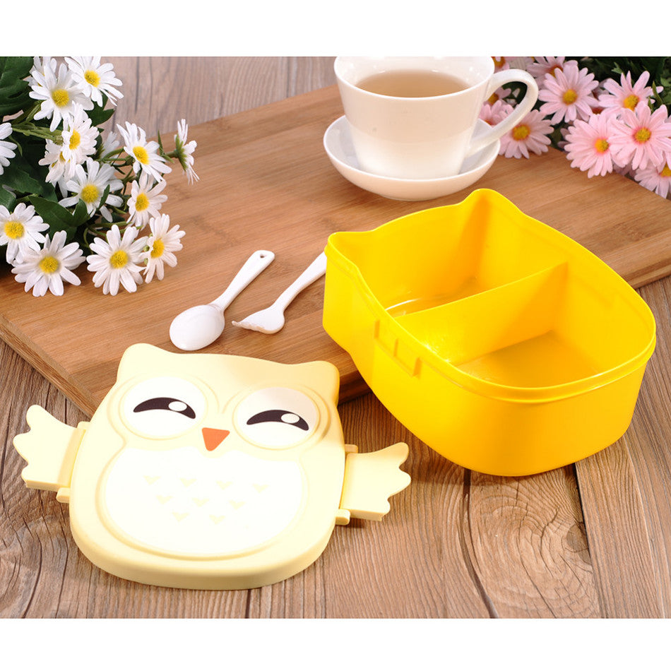 Cartoon Owl Lunch Box