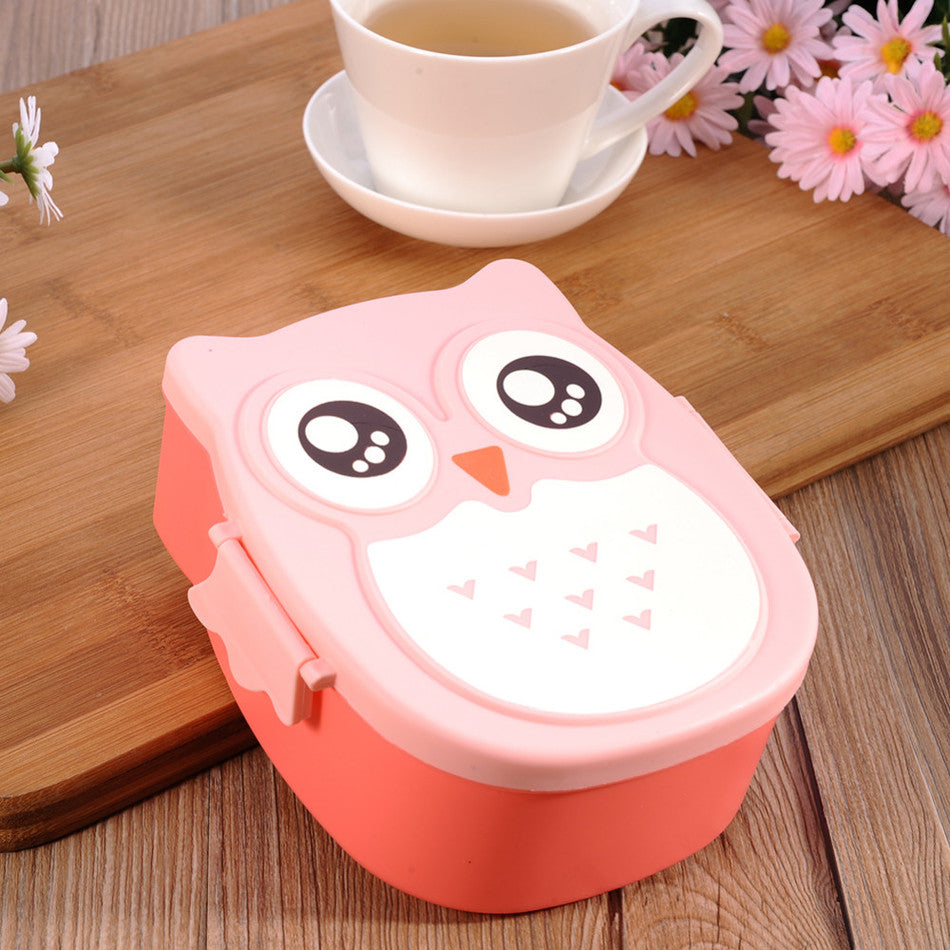 Cartoon Owl Lunch Box