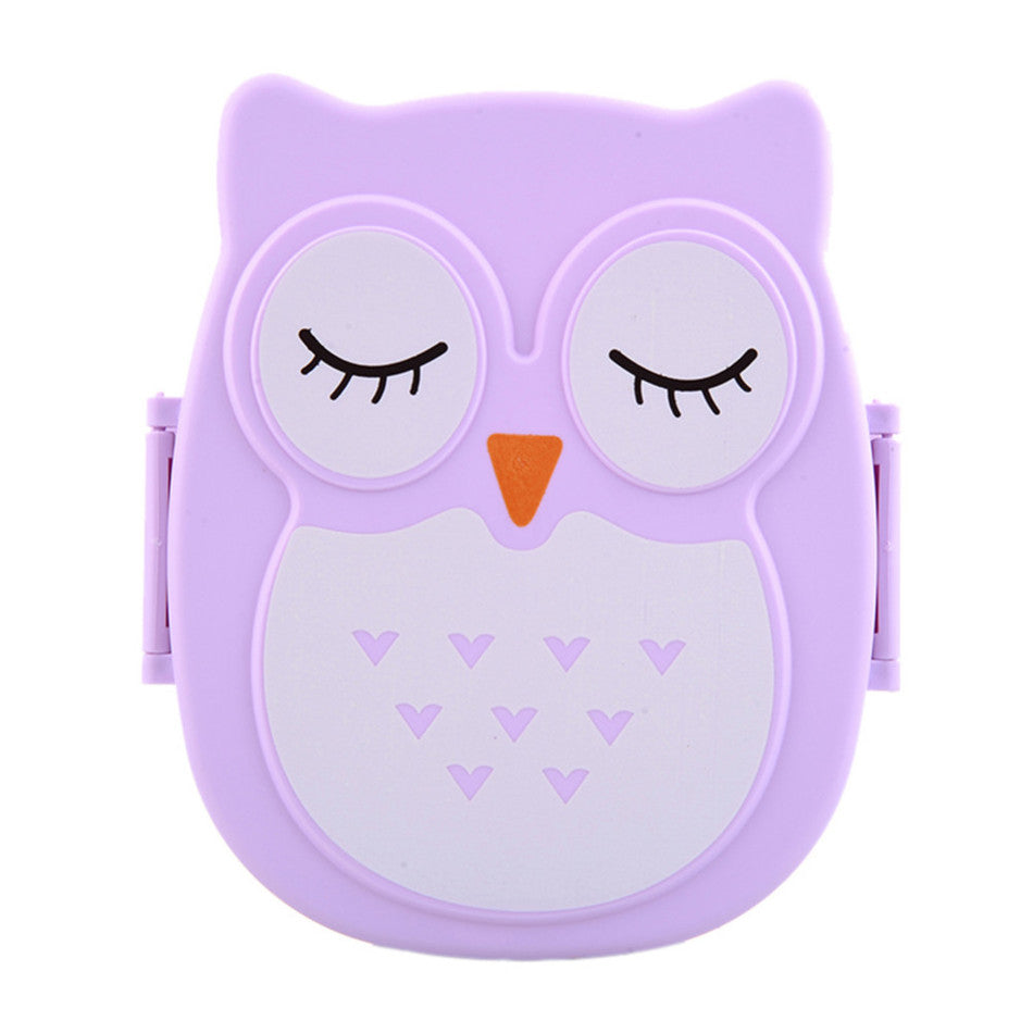 Cartoon Owl Lunch Box