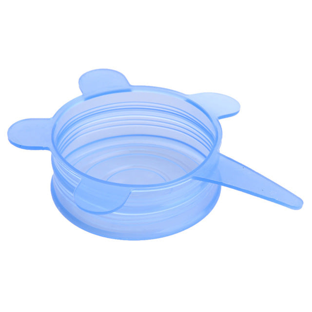 6 Pcs Universal Silicone Suction Lid