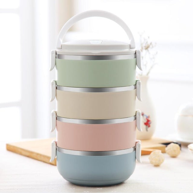 Portable Stainless Steel Lunch Box