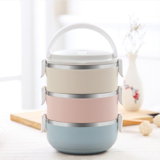 Portable Stainless Steel Lunch Box