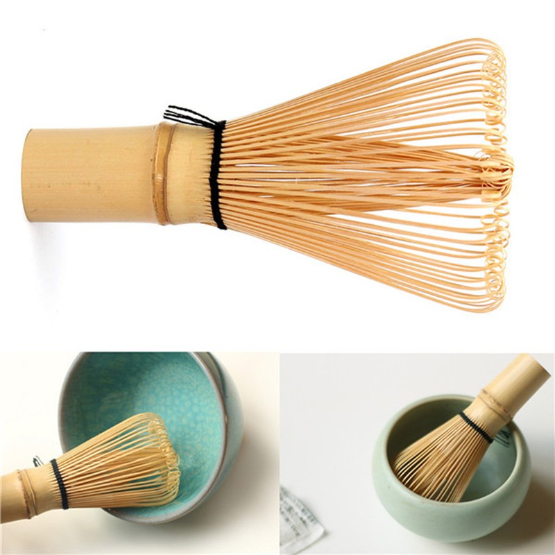 Matcha Whisk Practical Japanese Ceremony Bamboo Chasen 64 Matcha Tea Powder Whisk Green Tea Chasen Brush Tool for Matcha