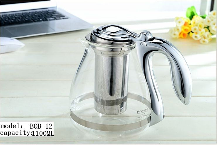 Elegant Glass Tea Pot