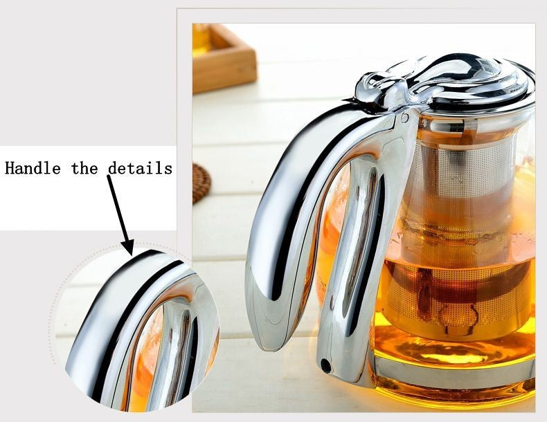 Elegant Glass Tea Pot