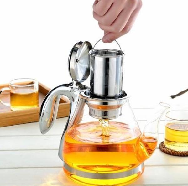 Elegant Glass Tea Pot