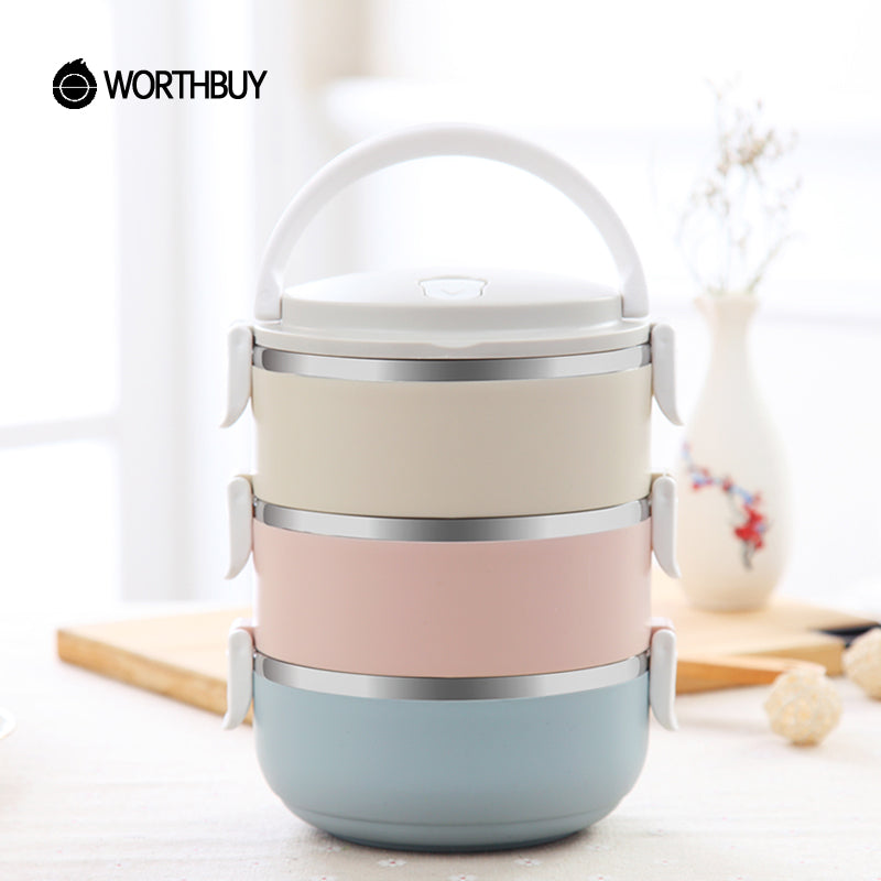 Portable Stainless Steel Lunch Box