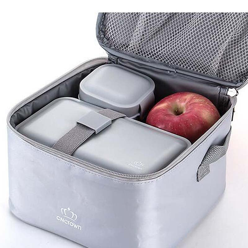 Portable Double Layer Lunch Box