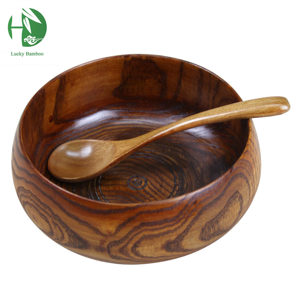 Wooden Soup Bowl