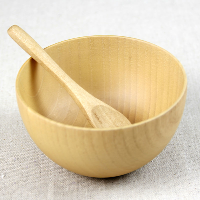 Wooden Soup Bowl