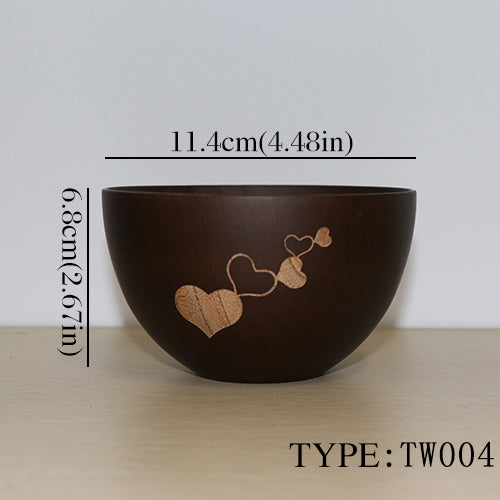 Wooden Soup Bowl