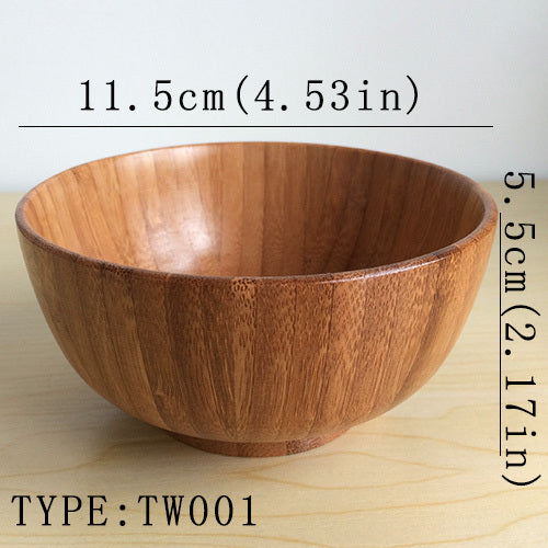 Wooden Soup Bowl