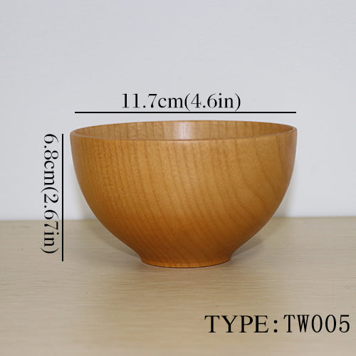 Wooden Soup Bowl