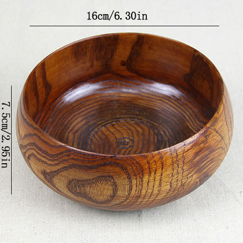 Wooden Soup Bowl