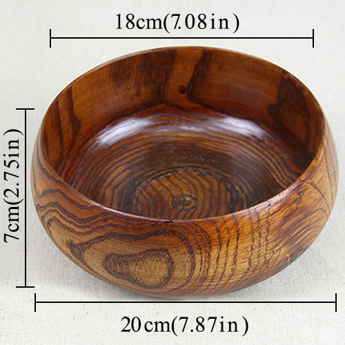 Wooden Soup Bowl