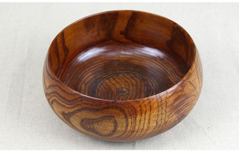 Wooden Soup Bowl