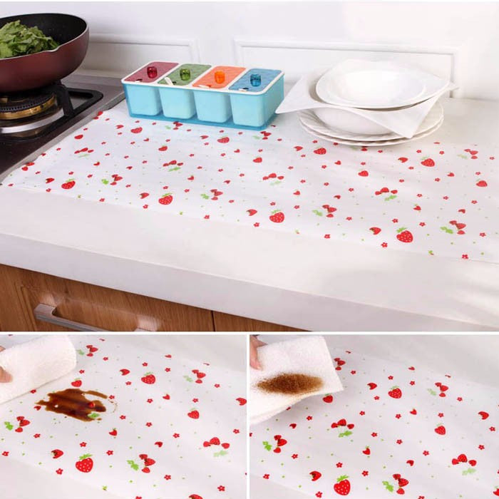 New Kitchen Table Mat Drawer Liner Wardrobe Pad Cupboard Placemat Moistureproof  Drop ship