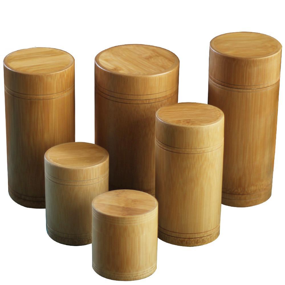 Bamboo Storage Jars