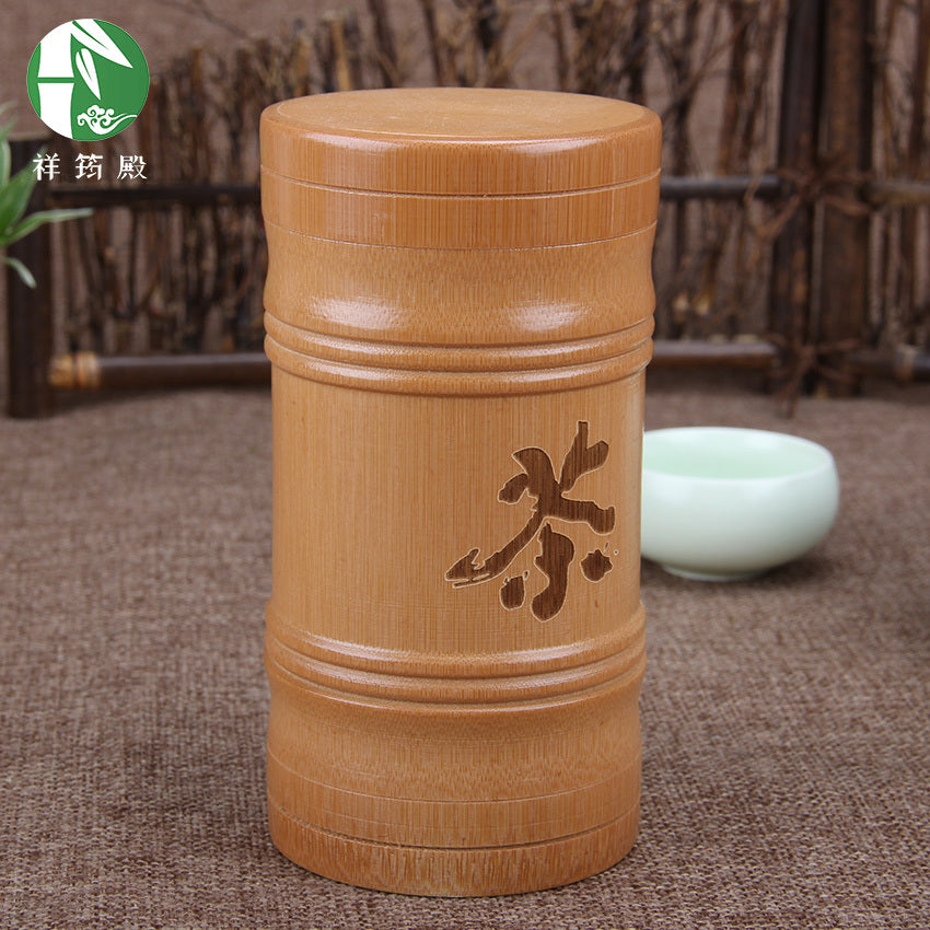 Bamboo Storage Jars