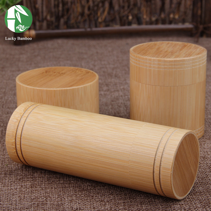 Bamboo Storage Jars