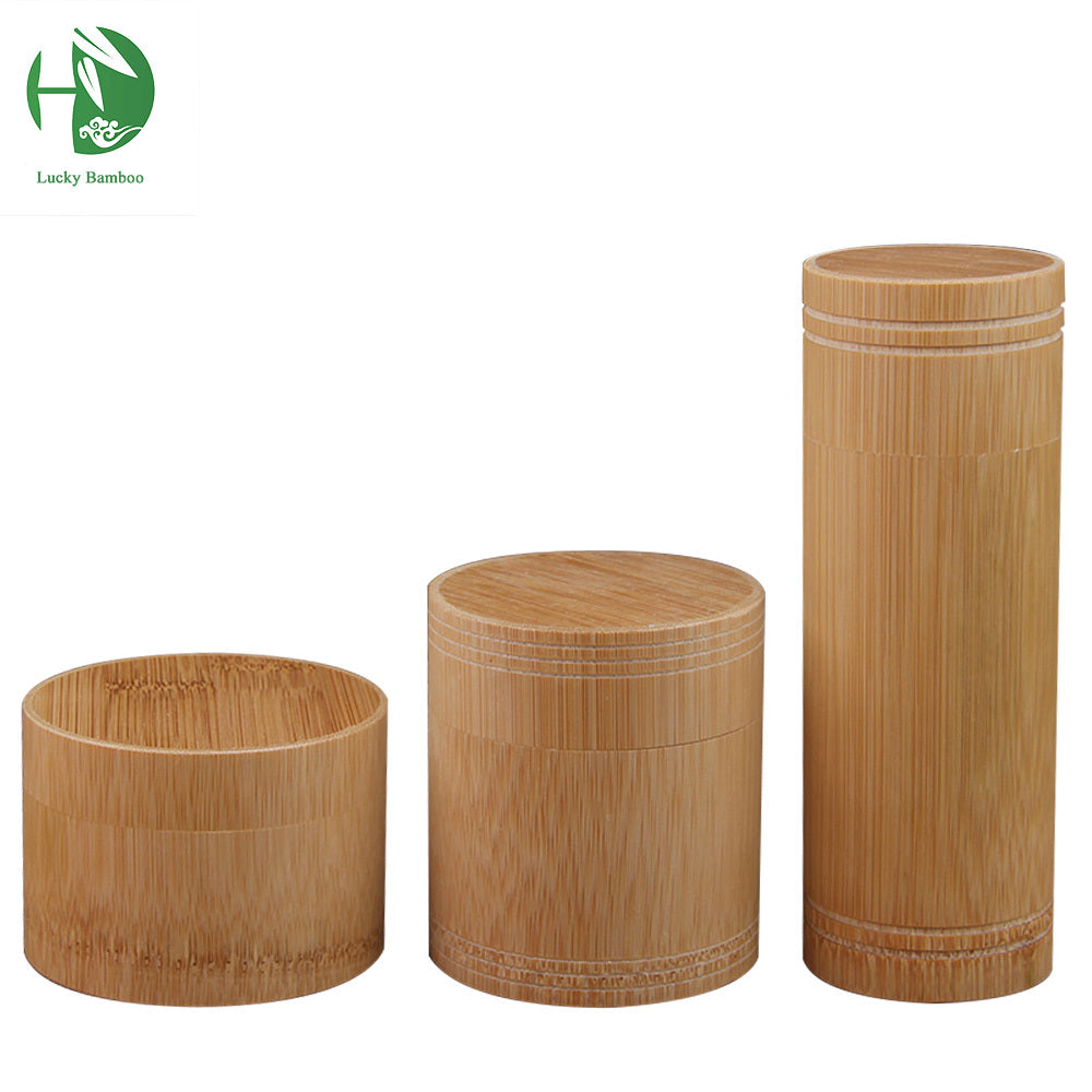 Bamboo Storage Jars