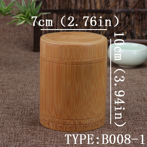 Bamboo Storage Jars