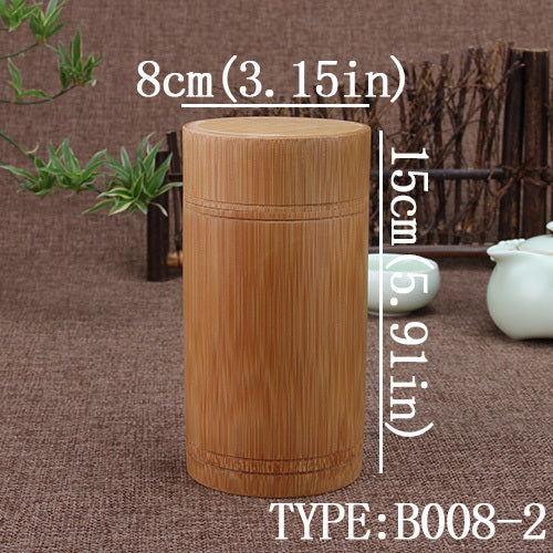 Bamboo Storage Jars