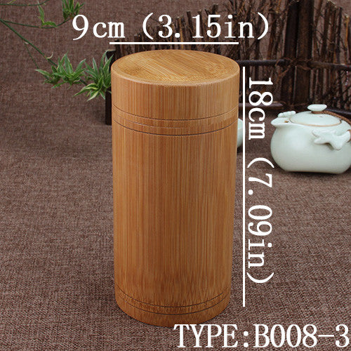 Bamboo Storage Jars