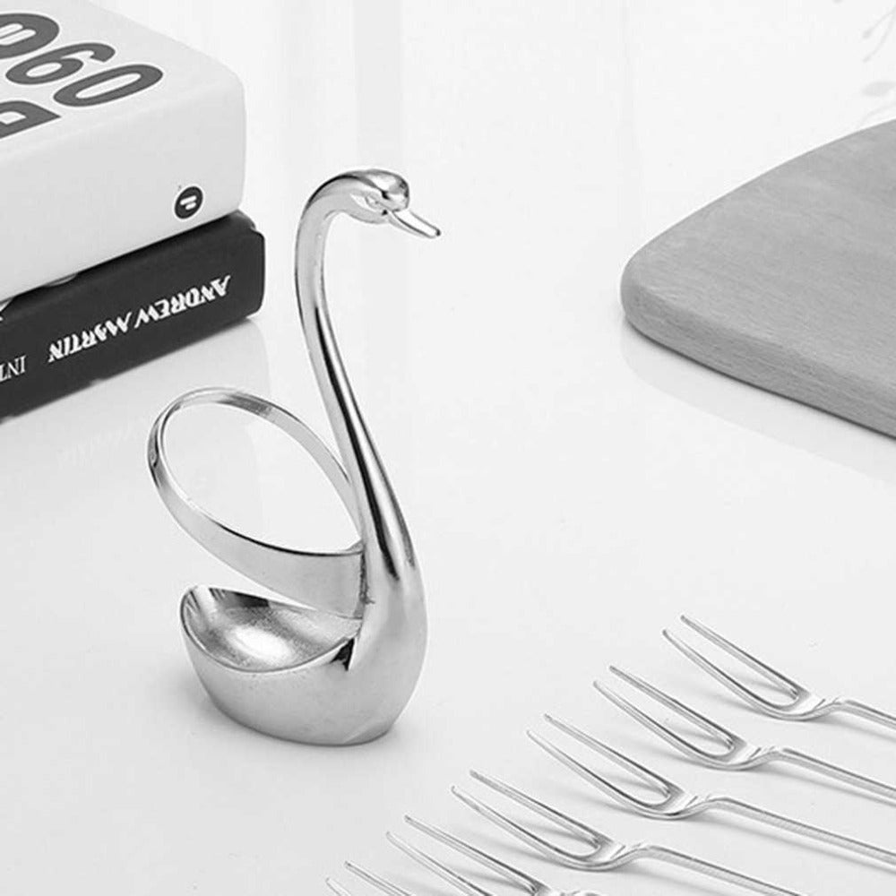 Swan Cutlery Holder