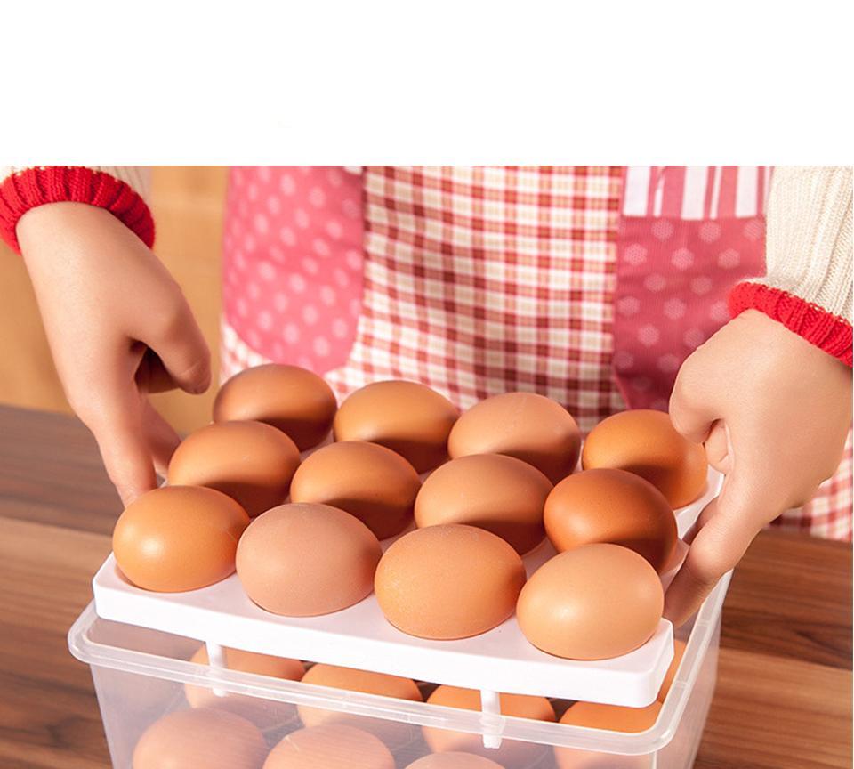 Double Layer Egg Storage Box