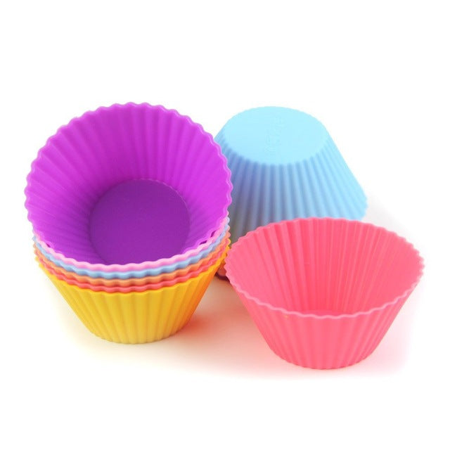 12pcs Silicone Cupcake Mold