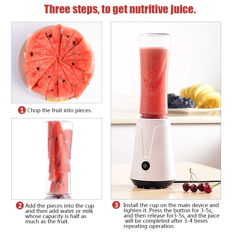 Portable Electric Juicer Blender