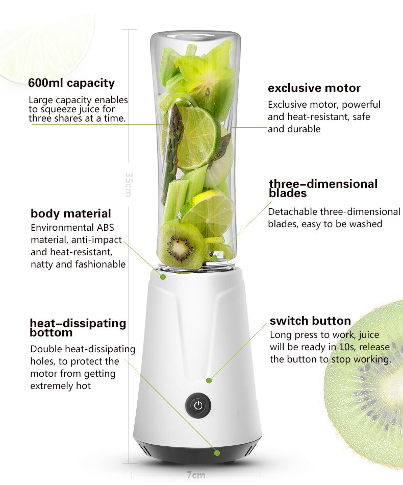 Portable Electric Juicer Blender