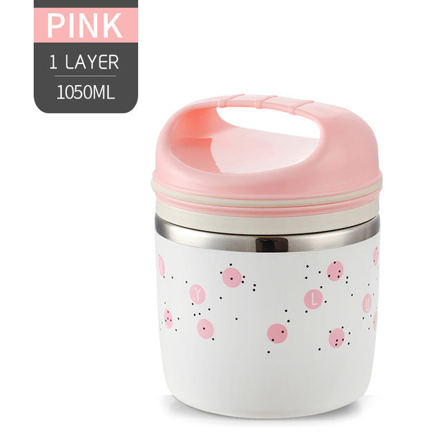 Cute Japanese Thermal Lunch Box