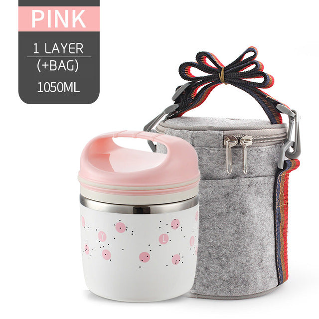 Cute Japanese Thermal Lunch Box