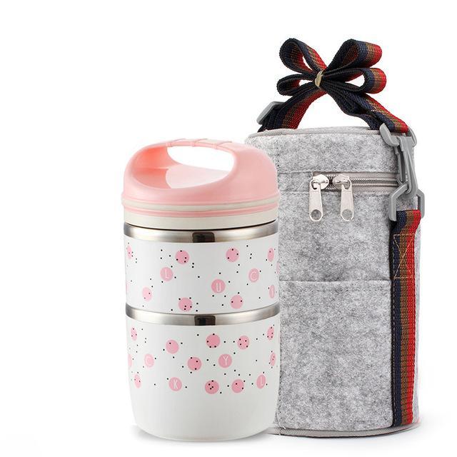 Cute Japanese Thermal Lunch Box