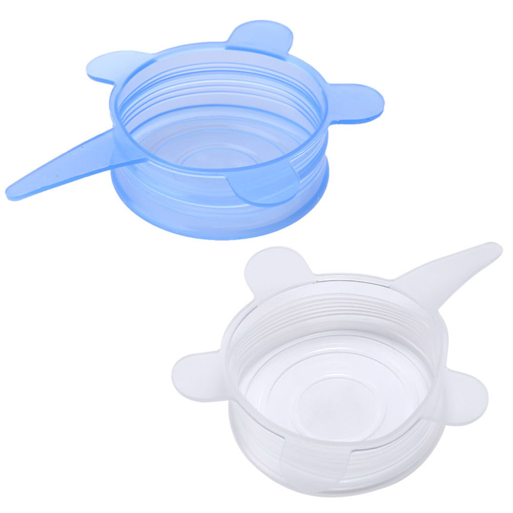 6 Pcs Universal Silicone Suction Lid