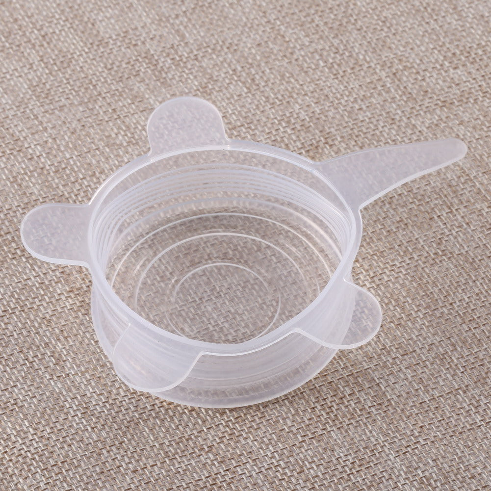 6 Pcs Universal Silicone Suction Lid